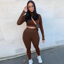 Load image into Gallery viewer, Tina Bodycon Two Piece Leggings Set
