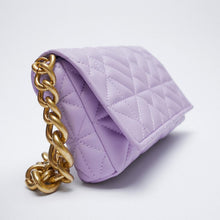 Load image into Gallery viewer, Thick Chain Quilted Shoulder Clutch Purse
