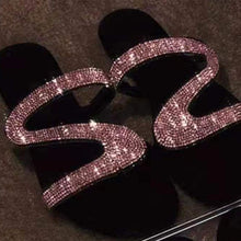 Load image into Gallery viewer, Women Transparent Glitter Slippers
