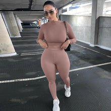 Load image into Gallery viewer, Tina Bodycon Two Piece Leggings Set
