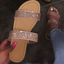 Load image into Gallery viewer, Women Transparent Glitter Slippers
