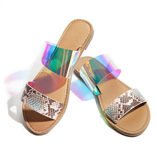 Load image into Gallery viewer, Women Transparent Glitter Slippers
