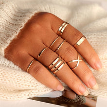 Load image into Gallery viewer, Aaliyah Finger Rings Set
