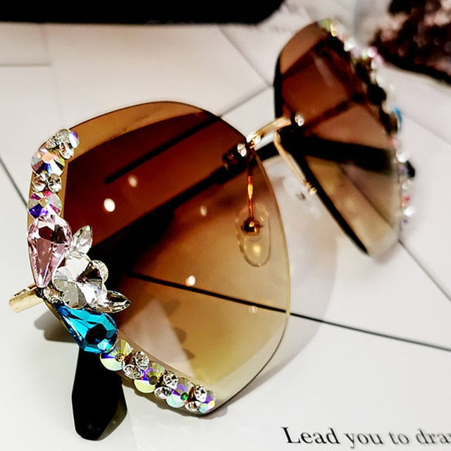 Viyonce Multicolored Bling Sunglasses