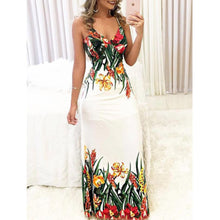 Load image into Gallery viewer, Jazmine V Neck Spaghetti Strap Floral Maxi Dress
