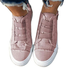 Load image into Gallery viewer, Side Zipper Canvas Sneakers
