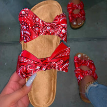 Load image into Gallery viewer, Double Butterfly Knot Slip On Sandals
