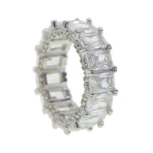 Load image into Gallery viewer, Baguette Cubic Zirconia Stack Rings
