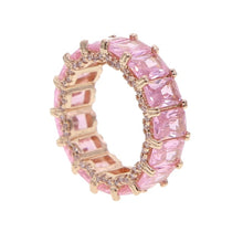 Load image into Gallery viewer, Baguette Cubic Zirconia Stack Rings

