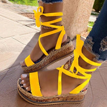 Load image into Gallery viewer, Jazzlyn Lace Up Wedges
