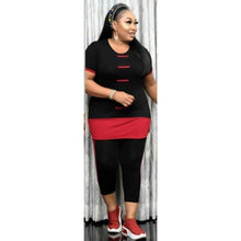 Load image into Gallery viewer, Raleigh Two Piece Plus Size Pants Set
