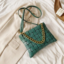 Load image into Gallery viewer, Leather Weave Cross Body Bag
