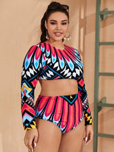 Load image into Gallery viewer, African Print Style Two Piece Bikini
