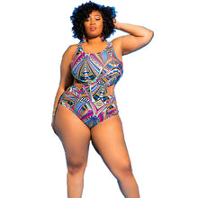 Load image into Gallery viewer, Lizza One Piece Bandage Plus Size Swimsuit
